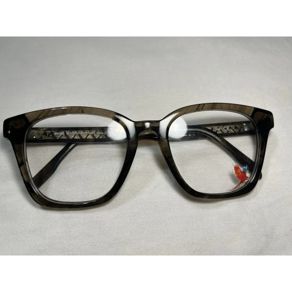Maui Jim MJO 2121-20B Eyeglasses Glasses Crystal‎ Brown Black Marble 51-21-145